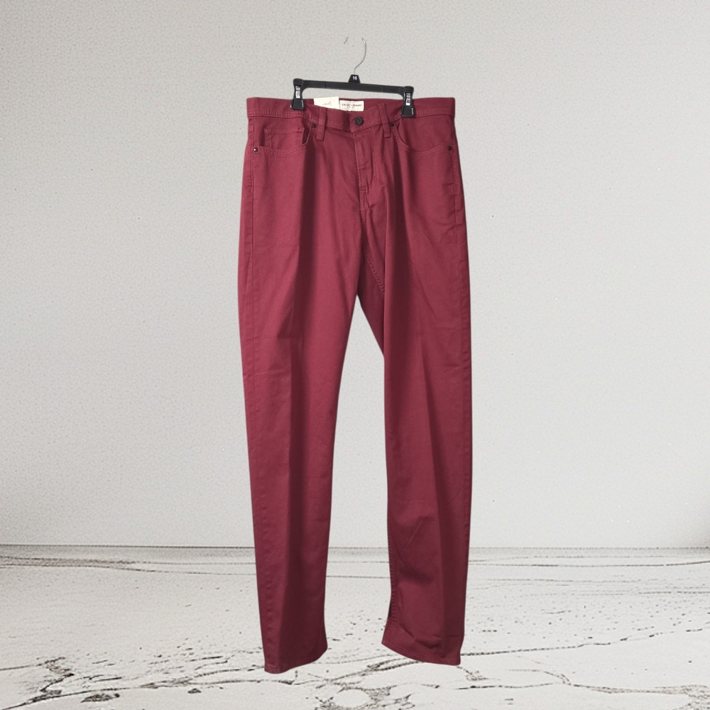 Men's Classic Maroon Chinos 34×34